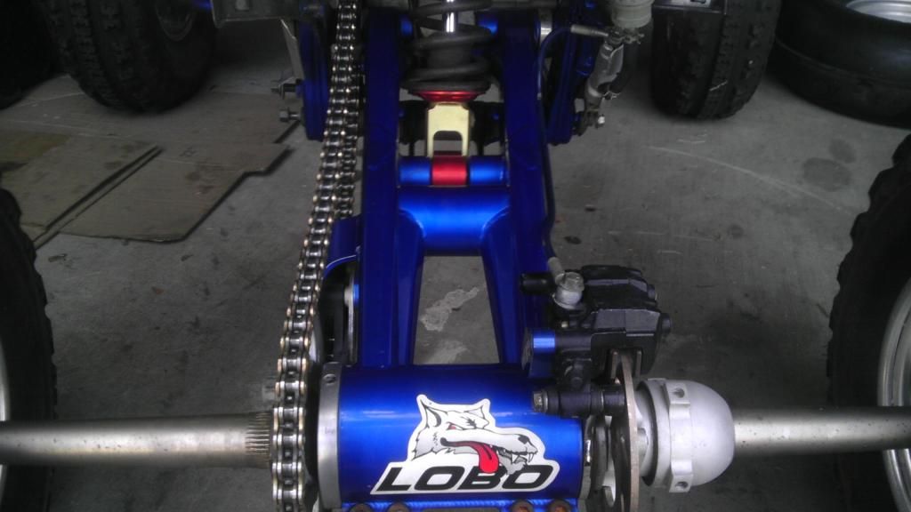 Roll Design/LOBO Swingarm (250R Style) sprocket/rotor hub, wheels hubs